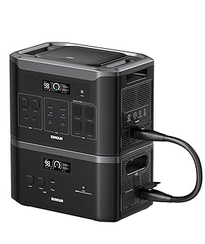 Amazon.co.jp: EENOUR ポータブル電源 F2000 2048Wh/640000mAh